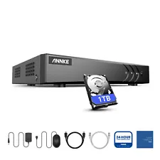 ANNKE 5MP Lite 8CH DVR 5in1 Video Recorder 1TB DVR Home Security Camera System