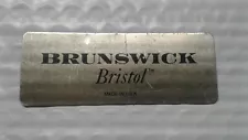 Replacement Nameplate for Brunswick Bristol name plate for pool table used