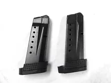 2 ProMag USA SMITH & WESSON M&P SHIELD 9mm 8 ROUND BLUED MAGAZINE CLIP NEAR MINT