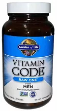 Garden of Life Vitamin Code Raw One for Men Multivitamin 75xt Exp04/25+ #4028