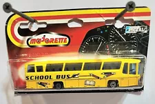 MAJORETTE 373 NEOPLAN AUTOCAR SCHOOL SHUTTLE BUS COACH FRANCE HO TRAIN SCALE