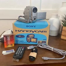 SONY HANDYCAM DCR-HC40 CAMCORDER MINI DV DIGITAL TAPE VIDEO CAMERA BOX 8 Pc Lot