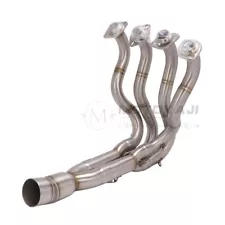 Motorcycle Exhaust System Header Link Pipe For Kawasaki ZX6R ZX636 2009-2017 (For: 2015 Kawasaki)