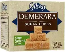 Gilway Demerara Sugar Cubes Natural Cane , 1 Lb 1.5 Oz