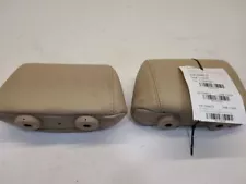 2008-2017 BUICK ENCLAVE 3RD ROW SEAT HEADREST SET OF 2 LH LEFT RH RIGHT LEATHER