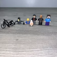 Lego MINIFIGURE Lot With Stranger Things Bike