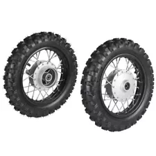 Front +Rear Wheel Rim 2.50-10 Tire 50 70 125cc Drum Brake Dirt Bike Coolster SSR