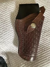 Leather Holster Brown Weave K70 American Sales Excellent Condition Black Brown