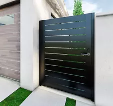 Alumission Universal Aluminum Gate (Side Gate/Yard Gate) Los Angeles Style