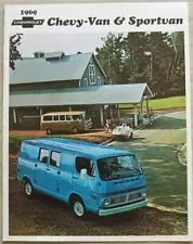 CHEVROLET CHEVY VAN & SPORTVAN USA Sales Brochure For 1969 #D-67129