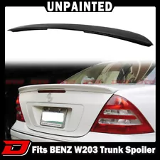 01-07 Fit For Mercedes BENZ W203 A Look Boot Trunk Spoiler C320 C240 Unpainted (For: 2003 Mercedes-Benz C320)