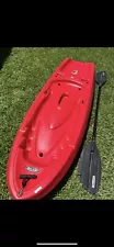 Youth Red Lifetime Kayak With Paddle