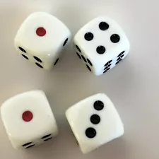 Vintage Dice Large Sized Playing Dice, Perfect for Little Hands or Seniors {G}