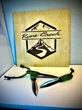 3 Throwing Knives: Rome Creek Survival/Tactical Spear Points With Paracord