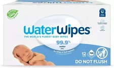 WaterWipes Plastic-Free Original Water Baby Wipes - 720ct