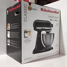 KitchenAid K45SSOB Classic Standalone Kitchen Tilt-Head Food Dough Mixer Black