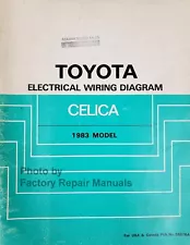 1983 Toyota Celica Electrical Wiring Diagrams Manual Original Schematics GT GTS (For: 1983 Celica)