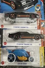 Hot Wheels Super Treasure Hunt '77 Pontiac Firebird T/A With Mainline & TH