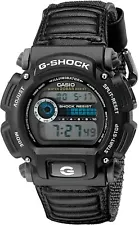 Casio DW9052V-1V, G-Shock Chronograph Watch, Nylon Band, Alarm, 200 Meter WR