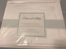 PEACOCK ALLEY KING Sheet Set 500TC EGYPTIAN Cotton Pure White