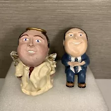 (2) Rush Limbaugh Memorabilia Rushkin Figurines Vintage Republican Talk Show