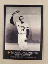 Pittsburgh Pirates Roberto Clemente Commemorative Card SGA 9/15/24