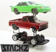 STACKZ 1/10 Scale RC Car Shelf Pit Display Stand Holder for NPRC Drag Cars Rack