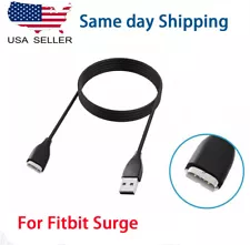 USB Charging Cable Replacement Charger Cord for Fitbit Surge Watch Tracker 3FT