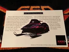 ð ‘94 POLARIS INDY STORM 800 Snowmobile Poster vintage sled (SHREDDING MUSCLE)