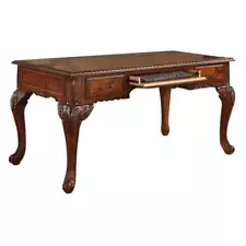 Best Master Furniture Executive Desk Solid Wood Princeton 60" Traditional Walnut