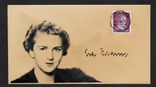 Eva Braun Collector's Envelope with genuine 1941 Hitler Postage Stamp *596OP