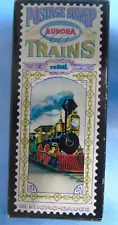 VINTAGE NOS AURORA POSTAGE STAMP TRAINS 4958 CROSS TRACK