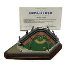 Danbury Mint’s Crosley Field Cincinnati Red Legs Reds Stadium - New with Box