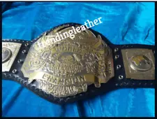 TNA World Heavyweight Wrestling Champion Belt 4MM ZINC Plates Adult Size