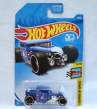 Hot Wheels #3 Bone Shaker Blue Legends of Speed For Sale