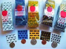 700pcs Mini Zip-Lock Baggies 1.5" x 1.5" ALL PREMIUM PATTERNS! ASSORTED MIX!