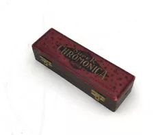 M. Hohner The Super Chromatic Silver Harmonica With Case