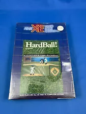 HardBall Atari XE XL ~ 1987 Accolade Baseball Game ~ Factory Sealed ~ Save Ship