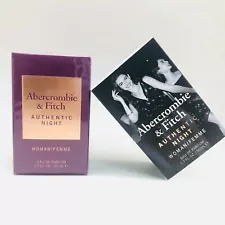 Abercrombie & Fitch Authentic Night EDP for WOMEN ~ 1.7 OZ / 50 ML ~Holiday Sale