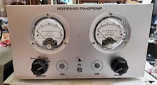 vintage stereo tube trans preamplifie ....