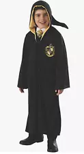 RUBIE'S HARRY POTTER HUFFLEPUFF ROBE CHILD MEDIUM 8-10 HALLOWEEN COSTUME, NEW