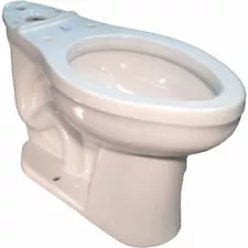 Crane 3994 White Vacuum Series Elongated Toilet Bowl