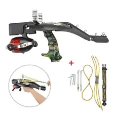 Warwolf Slingshot Fishing Catapult Shooting Bowfishing Kit Laser Bow Archery Set