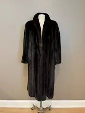 Beautiful Natural Ranch Mink Coat Classic Style Size 14 #2426