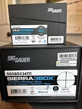 Sig Sauer Sierra 3BDX/Kilo1800BDX Scope And Rangefinder Combo