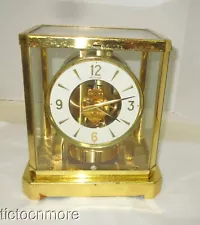 VINTAGE LeCOULTRE ATMOS PERPETUAL MOTION MANTEL CLOCK 280919 528-8 NO RESERVE!