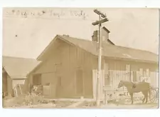 Taylor Ridge, IL Rock Island, Illinois 1911 RPPC Postcard, Post Office