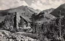 RPPC Estes Park CO Colorado Bear Lake Lodge Glacier Gorge Photo Postcard E7