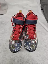 New ListingUnder Armour baseball cleats Bryce Harper Size 6Y American Flag Eagle , Used