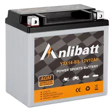 YTX14-BS Motorcycle Battery Sealed Rechargeable AGM CTX14 ETX14-BS ATV Scooter